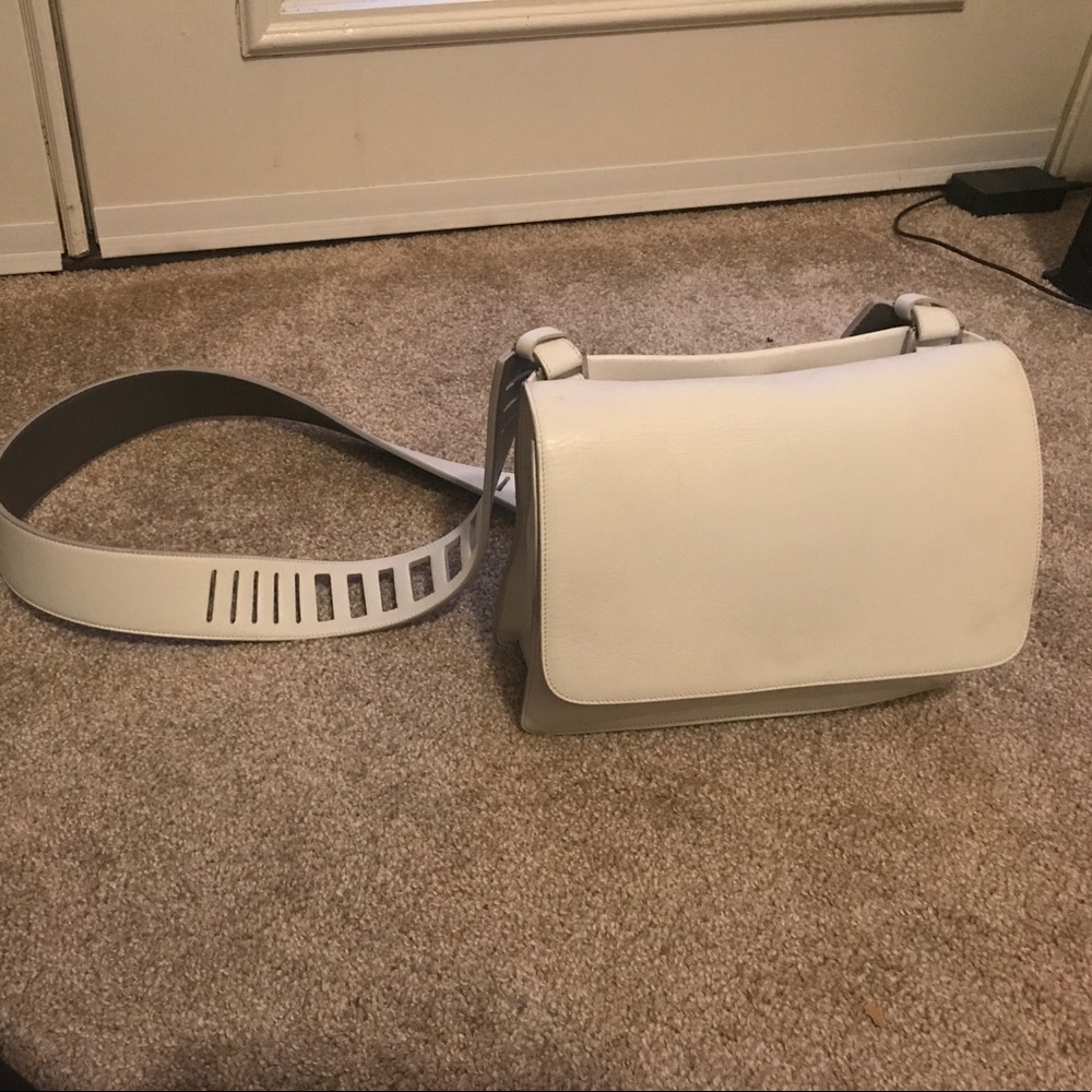 Vince white crossbody bag